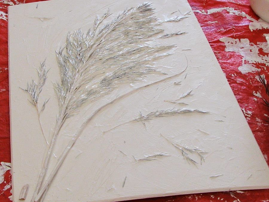 ArtByCrain Experiment acrylic gesso and gloss gel medium on matboard