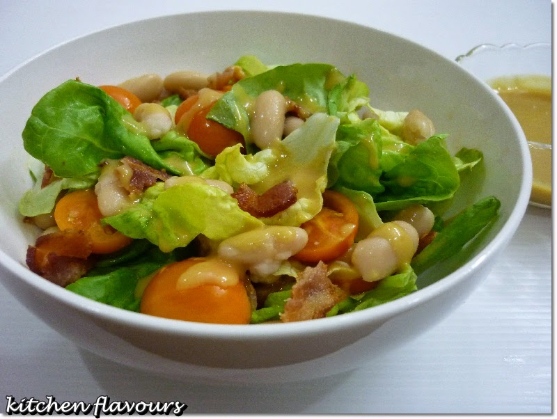 kitchen flavours Crispy Honey Mustard Bacon Salad
