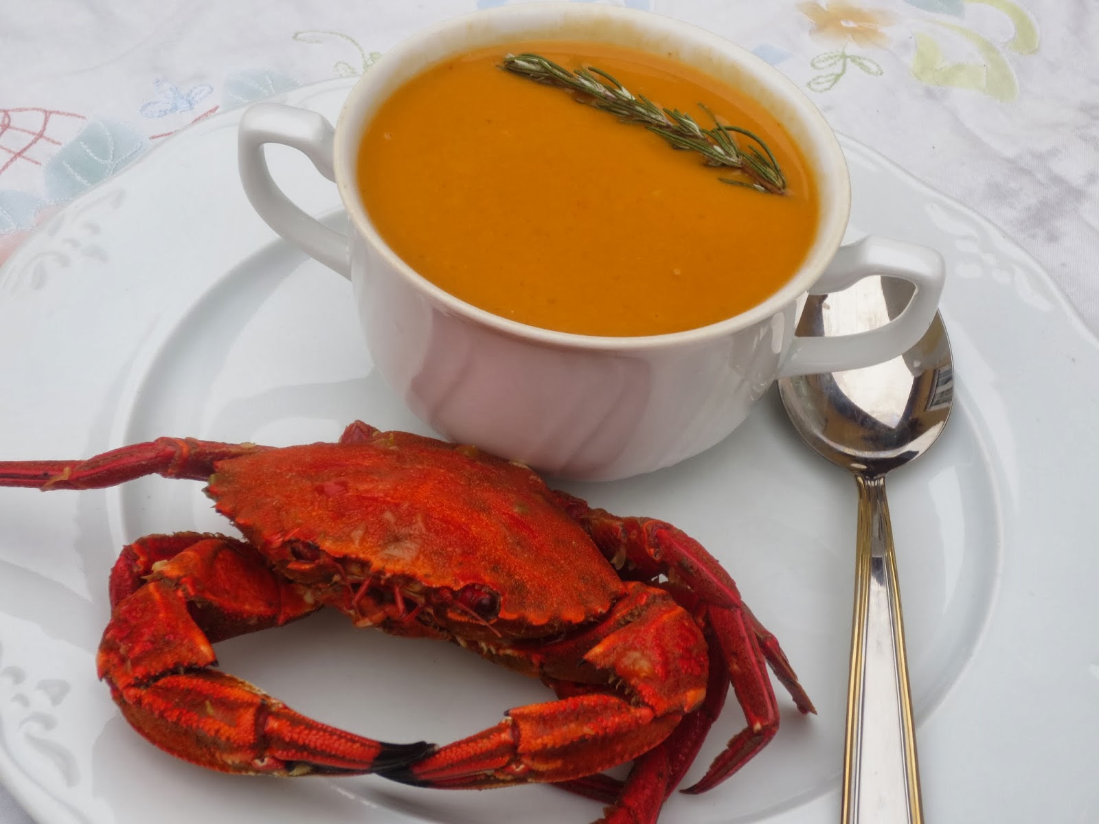 Crema de nécoras Thermomix