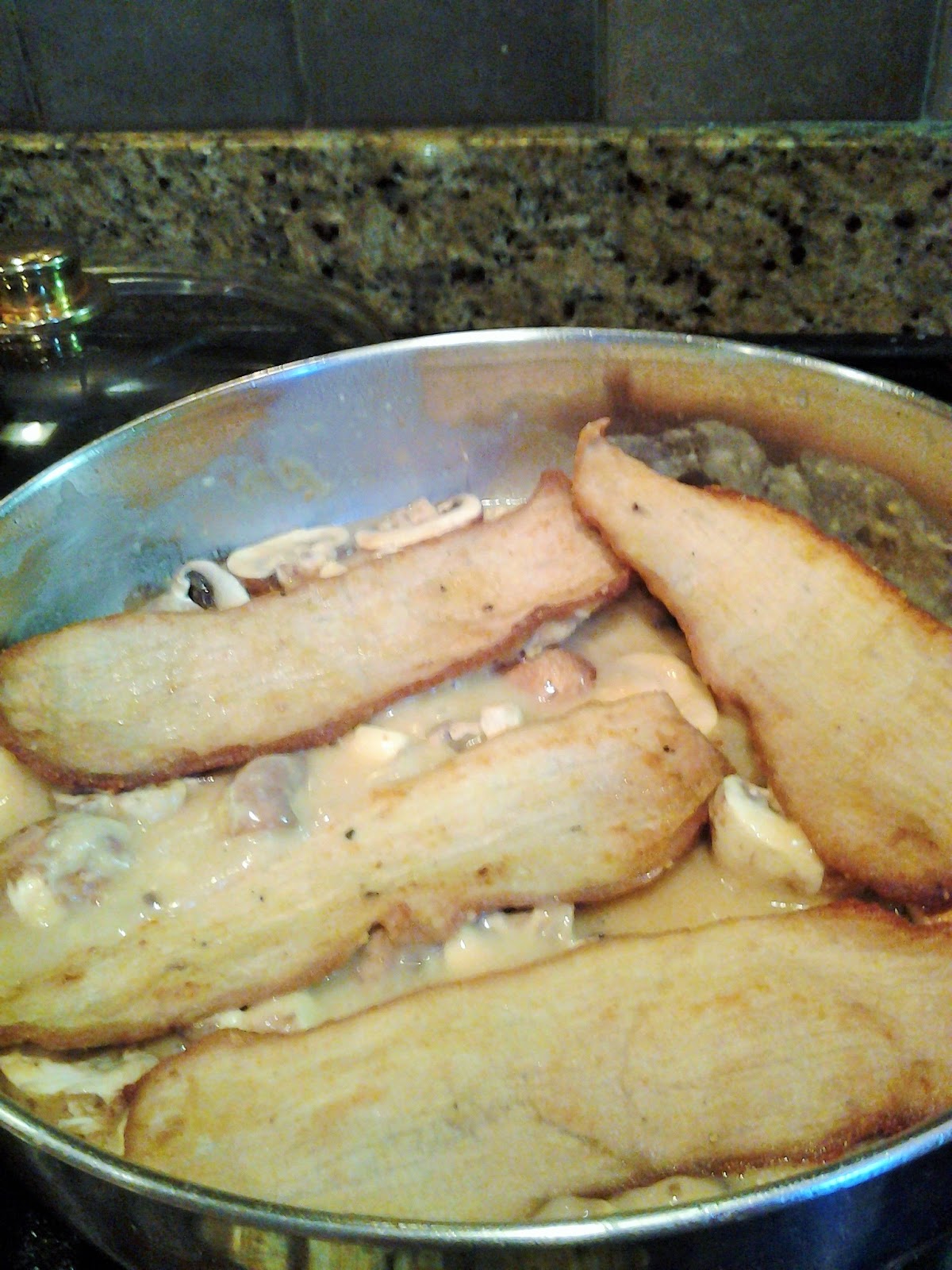 Midlo Mom's Musings Veal Piccata with Lemon and Mushrooms