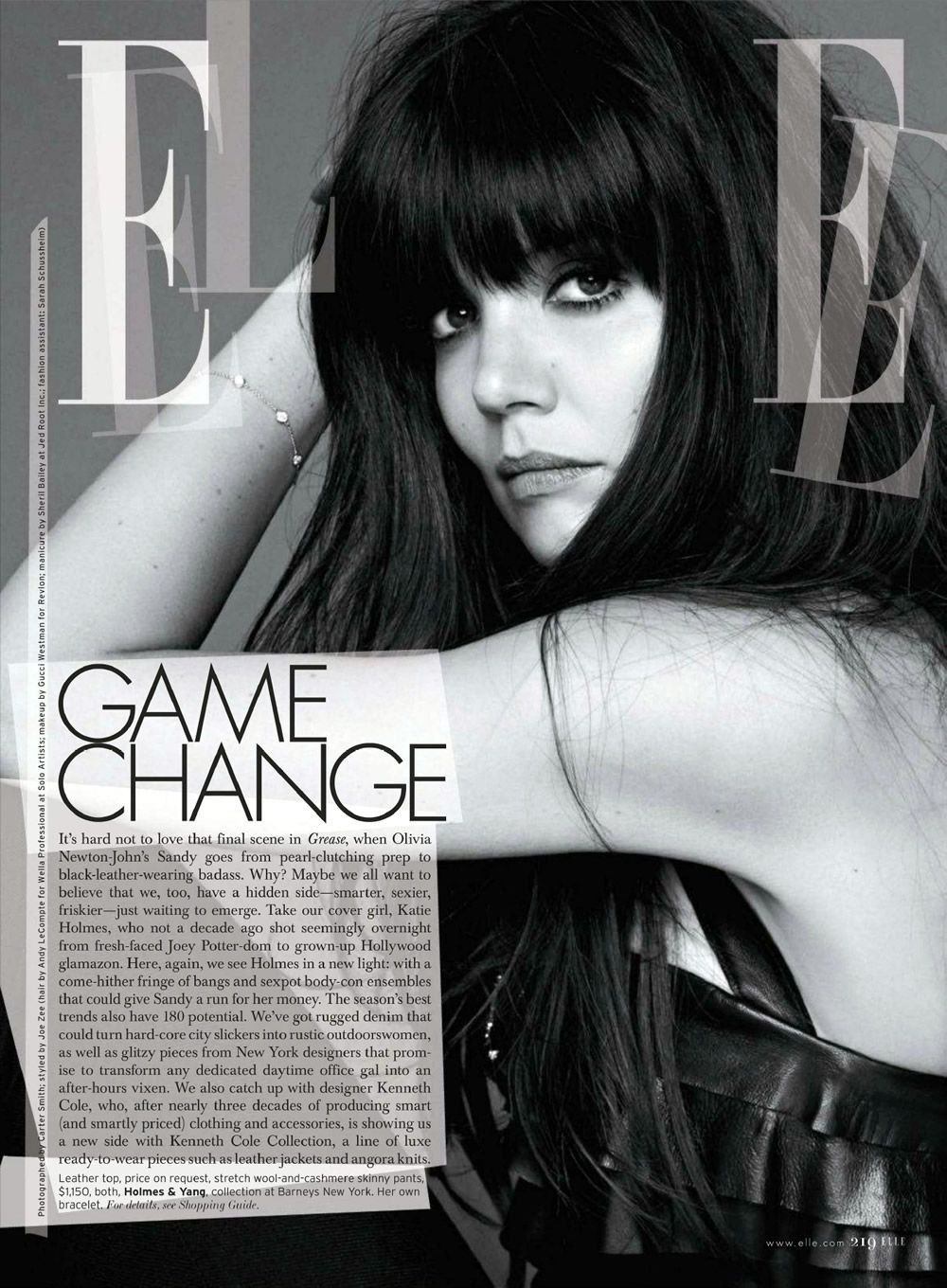Katie Holmes for Elle US August 2012 - Fashion Style