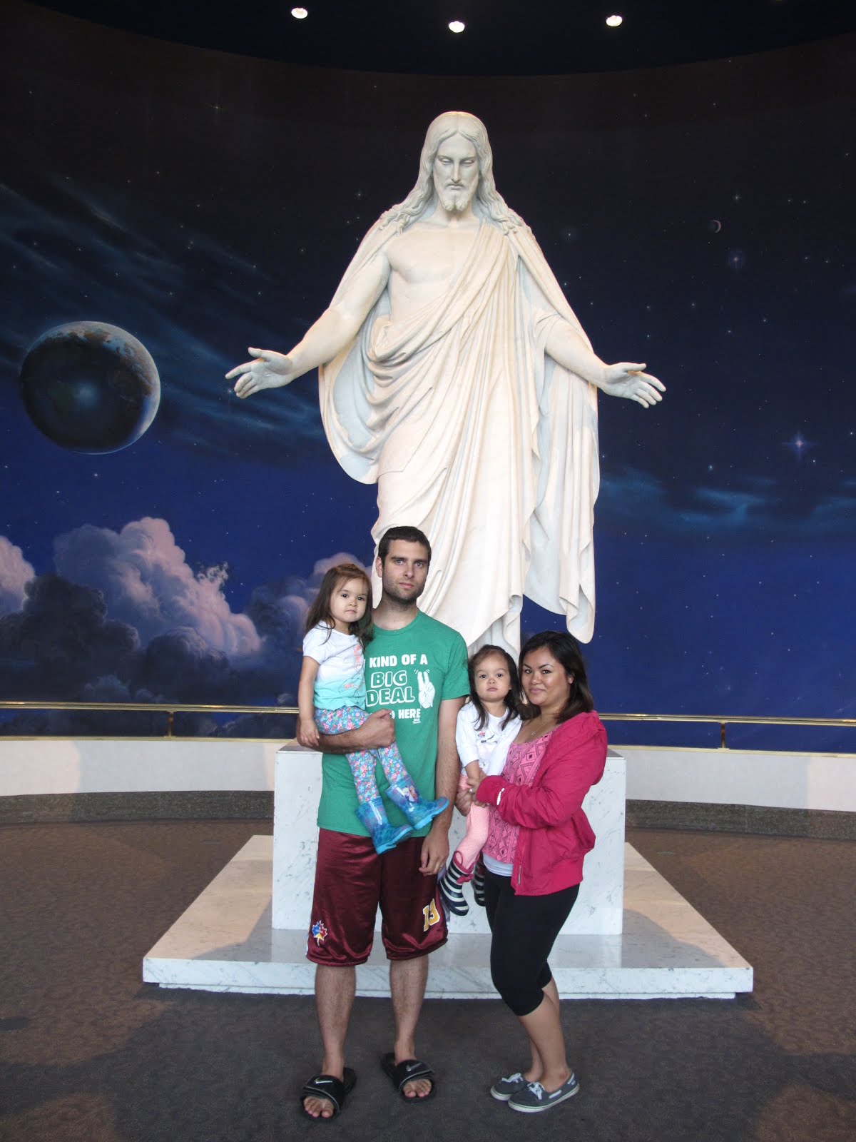 Family at Temple Square