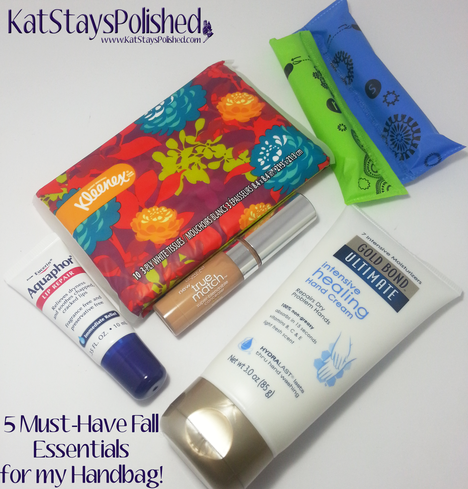 5 Must-Have Fall Essentials for Your Handbag - U by Kotex | Kat Stays Polished