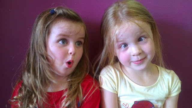 Young girls, Making faces, Cross eyes, Surprise. Fun, Best friends, 