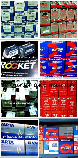 Stock Accu / aki di Gudang Kami