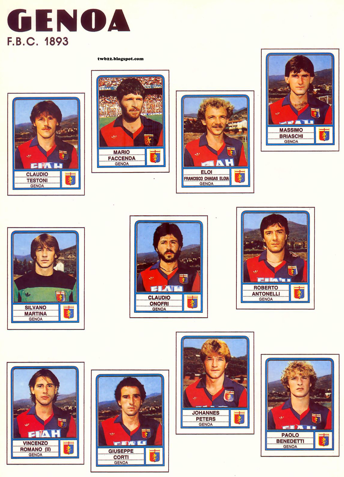 FRITZ THE FLOOD Genoa Season 1983 1984 Highlights