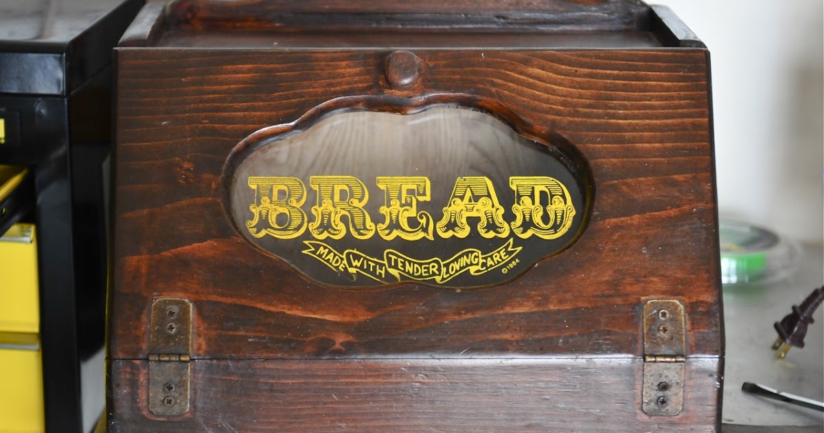 DIY Til We Die Bread Box in the bathroom!