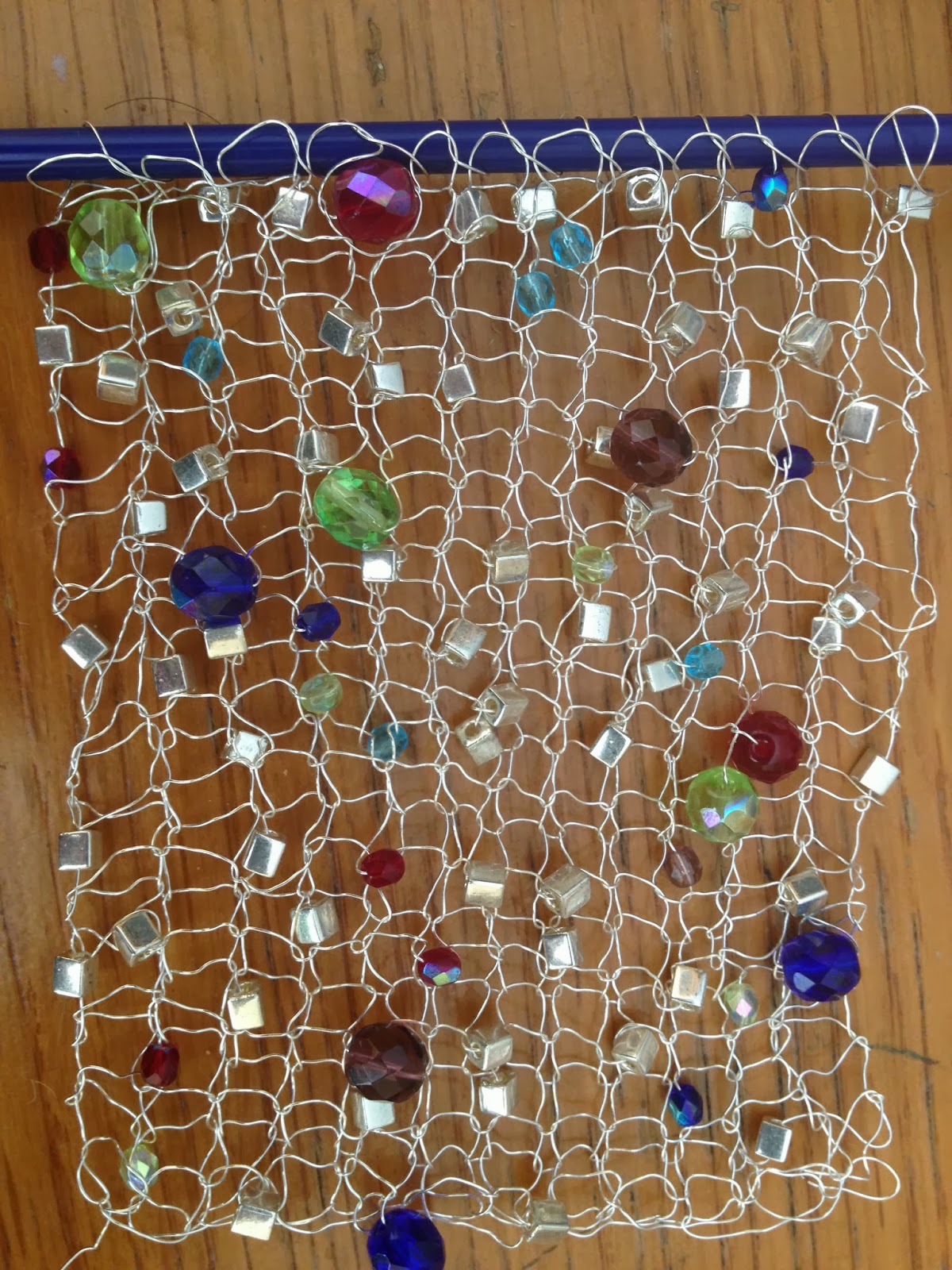 Knitted Wire Cuff From Urban Arts + Crafts - Day 4 | Author Allie Pleiter