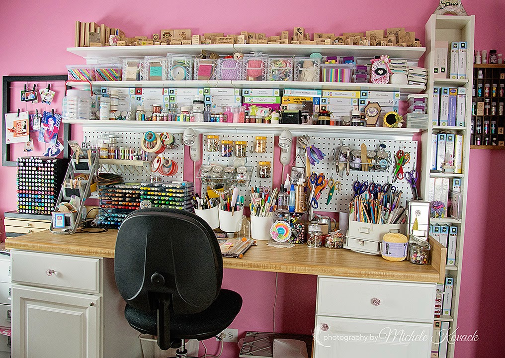 Thoughts of a Cardmaking Scrapbooker! Tour of my (Almost Clean) Craft