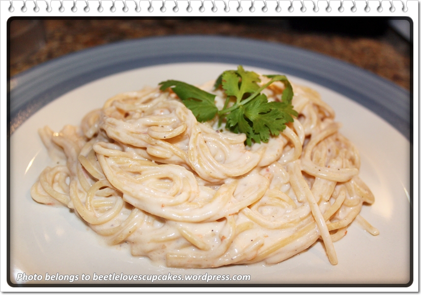 Beetle's Kitchen Escapades Creamy Cheese Sauce for Pasta