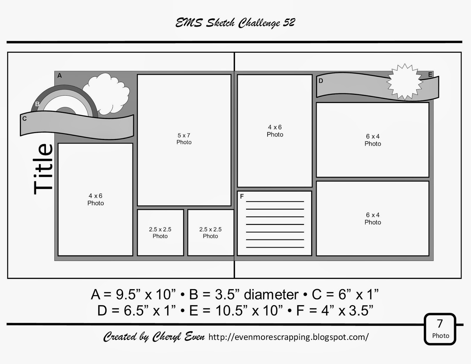 Scrapbook sketches, Scrapbook layout sketches, Scrapbook templates