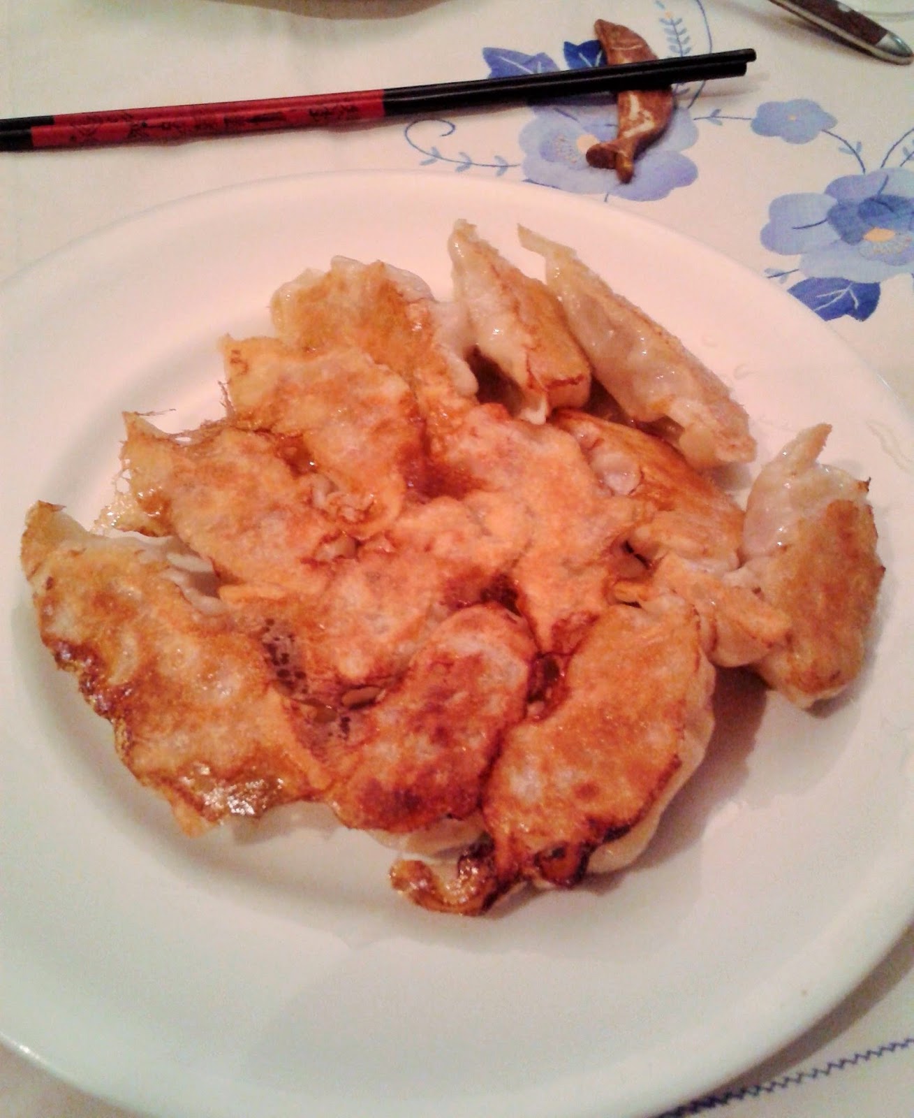Gyoza grigliati piatto di Gyoza grigliati