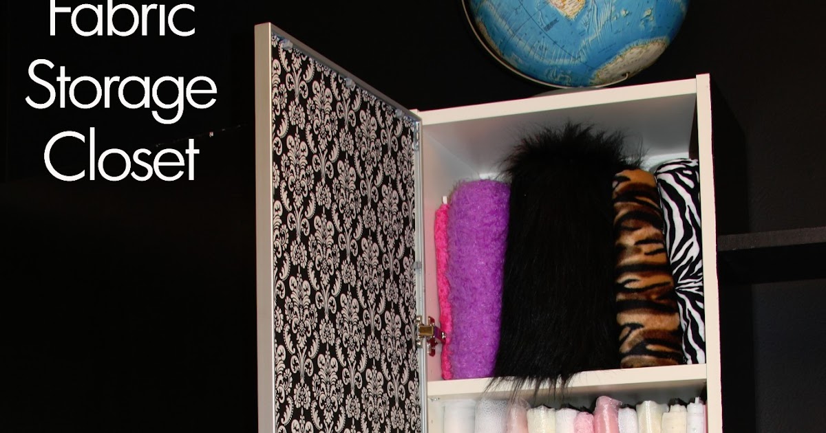 If It's Not Baroque... Fabric Storage Closet in my Office/Craft Room