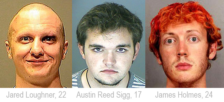 SOFTWARE SLAYERS: Jared Loughner, Austin Reed Sigg, James Holmes