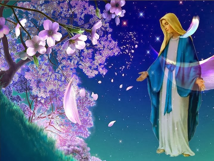 خلفيات للقديسة العذراء مريم  Teqetqet