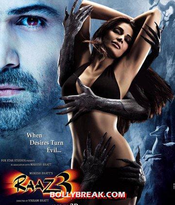 raaz 3 poster with bare bipasha  - (6) -  Bipasha Basu and Esha Gupta in Raaz 3