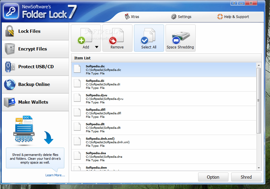 Pc security folder lock software