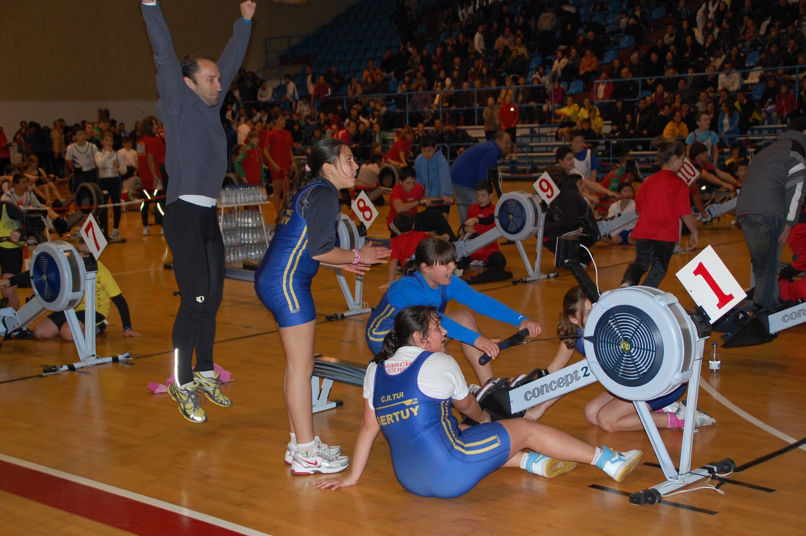 CLUB REMO TUI CAMPEONATO GALLEGO DE REMOERGOMETRO FERROL 2012
