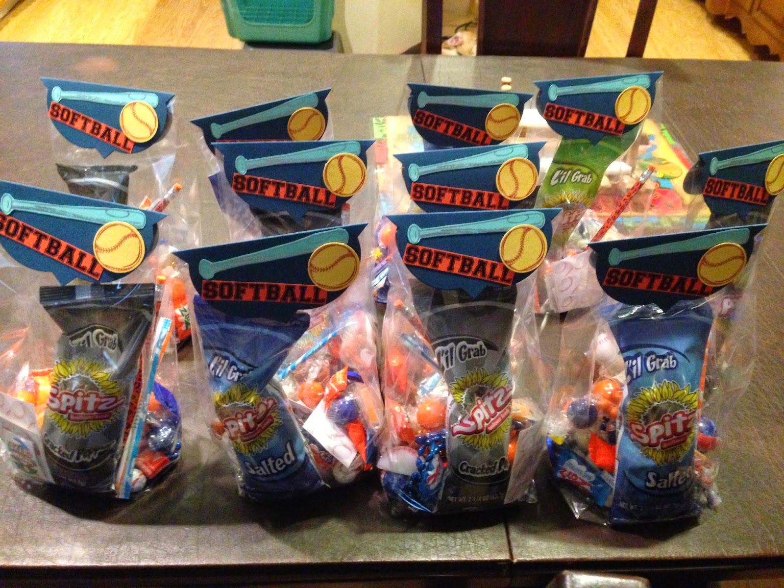 Stampin' Up With Diana Softball and Baseball Team Goodie Bags