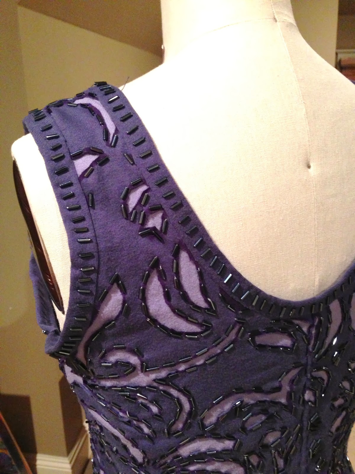 beaded mardi gras wreath