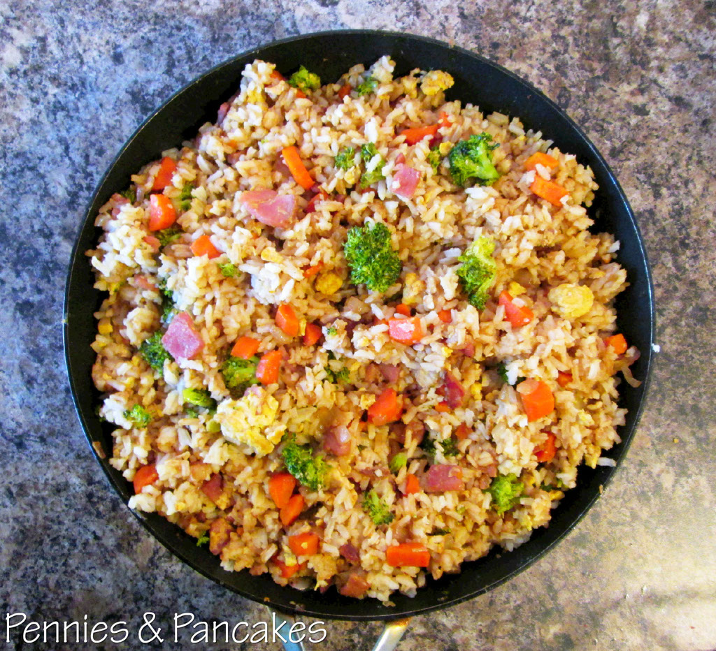 Pennies & Pancakes Amazing Fried Rice (0.49 per cup)