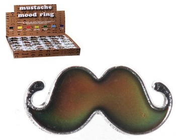 Mustache Mood Bracelet Color Chart