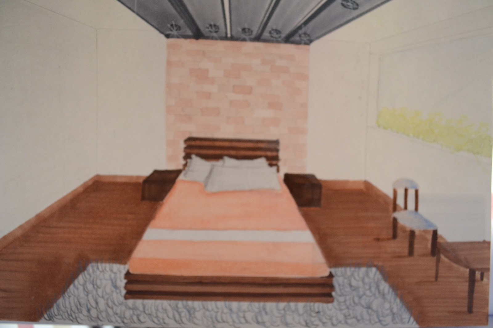 Dibujo perspectiva y color