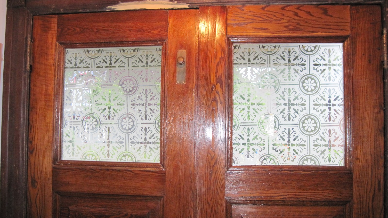 Glass Etch How To! Glass Ethch Antique Door! 