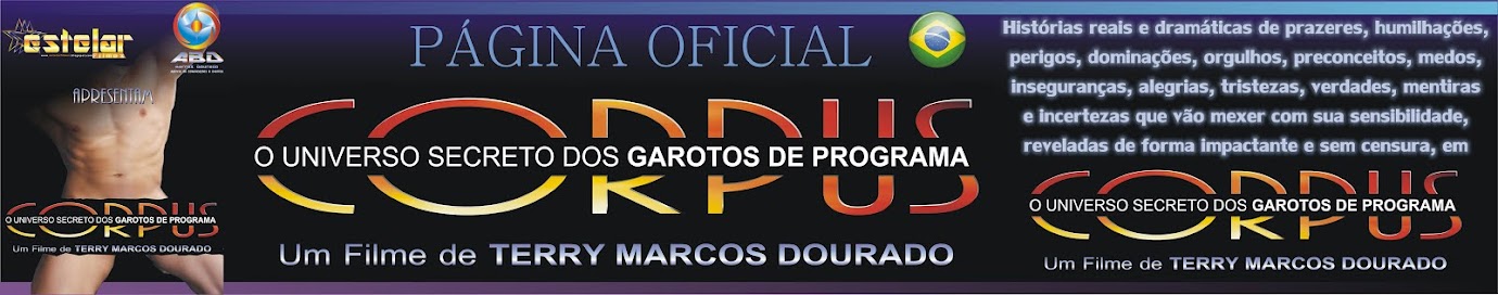 Página Oficial do Filme "Corpus - O Universo Secreto dos Garotos de Programa"