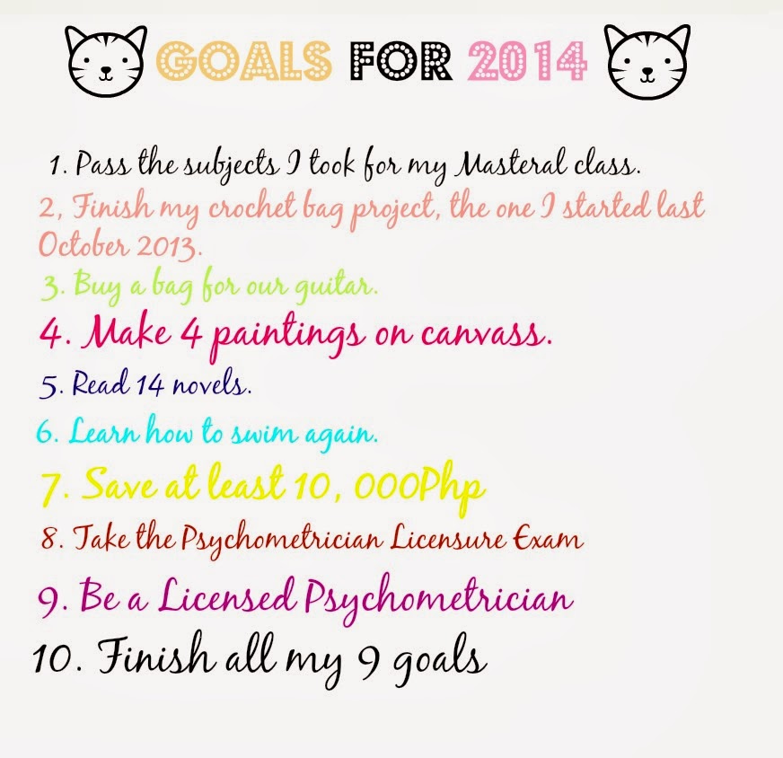 A Blog About Misselayneous Things: My Goals This 2014!!!