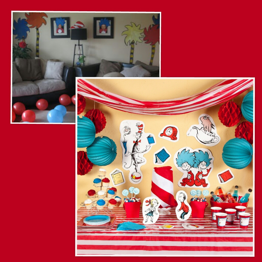 Cat and the hat decoration Dr seuss baby shower decorations, Seuss