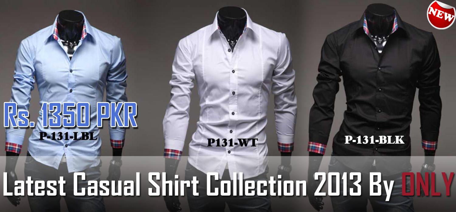 Latest Pakistani Fashion Latest Casual Shirts Collection 2013 By