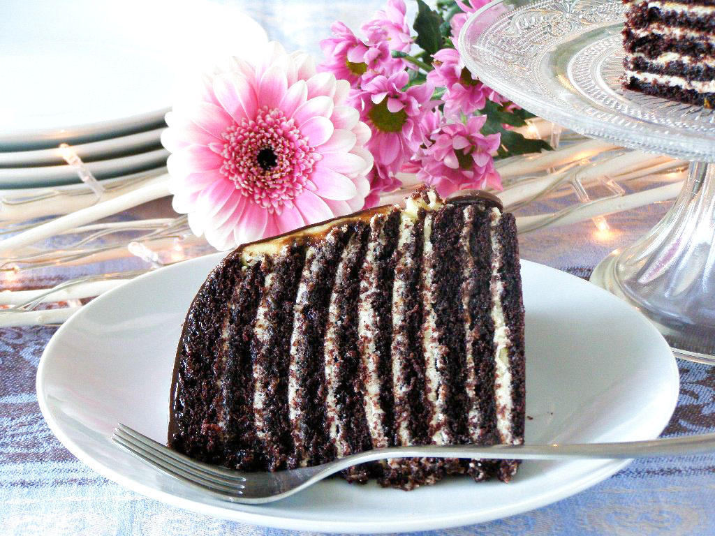 maple•spice 10 Layer Chocolate Orange Truffle Cake