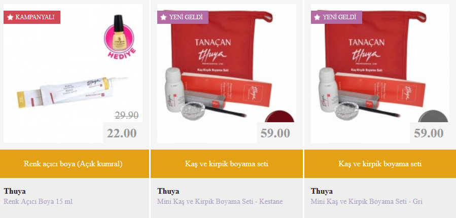 Thuya Kas Kirpik Boyasi Acik Kahve Fiyati Taksit Secenekleri