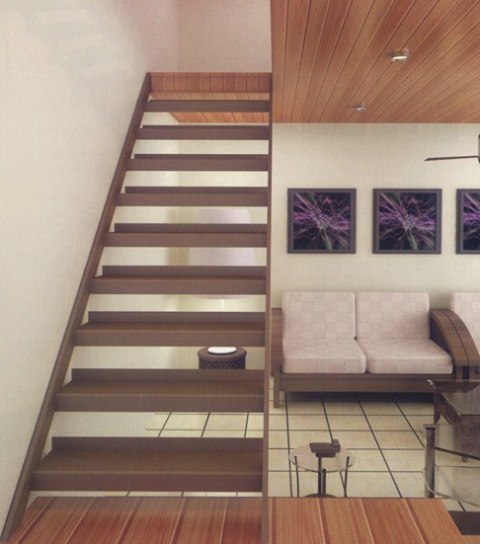 gambar desain tangga kayu minimalis terbaru - desain gambar furniture