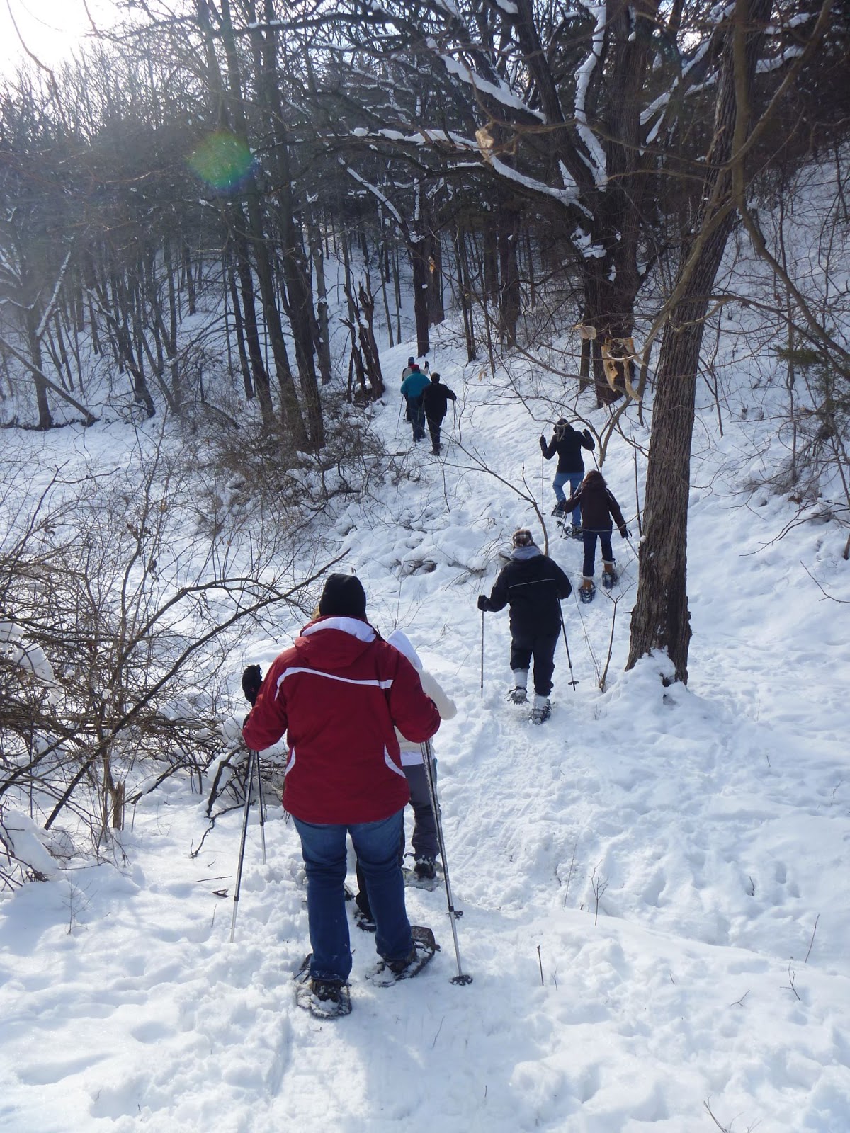 My Homemade Iowa Life Snowshoe hike