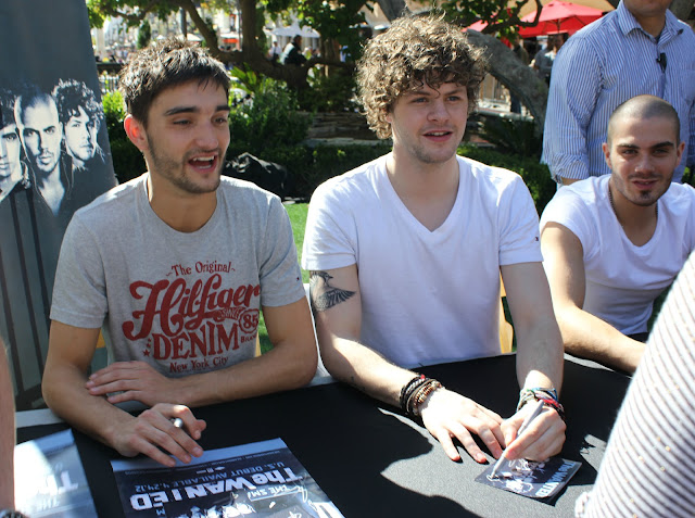 The Wanted autograph signing