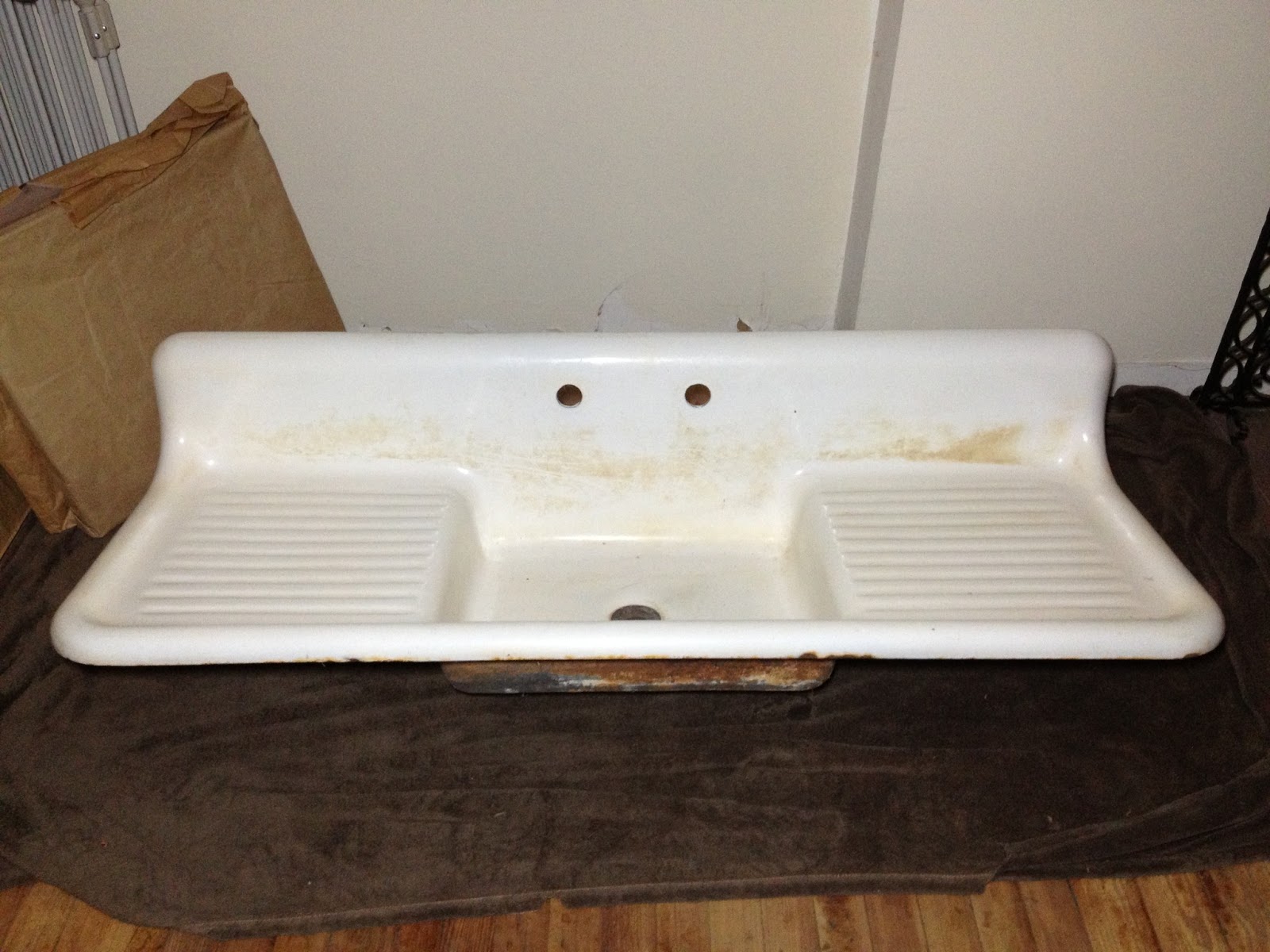 standard kitchen sink setback