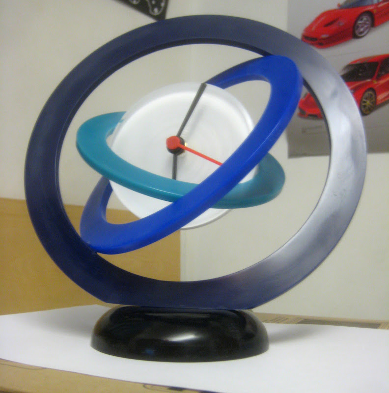 ART AND DESIGN STUDENT Plastics Clock