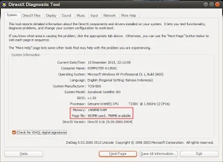 Cek Kapasitas RAM Laptop