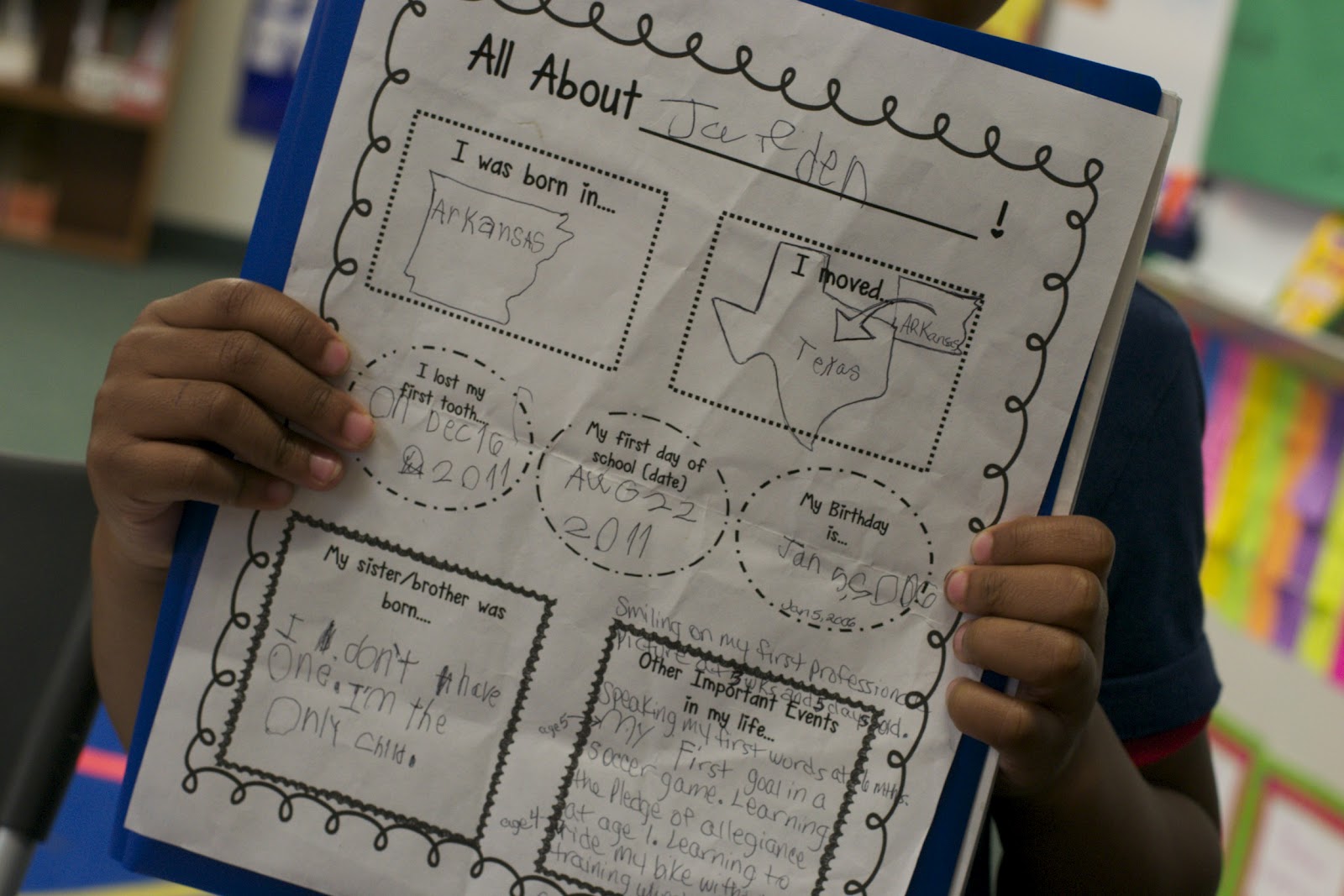 How to write an autobiography for kids image