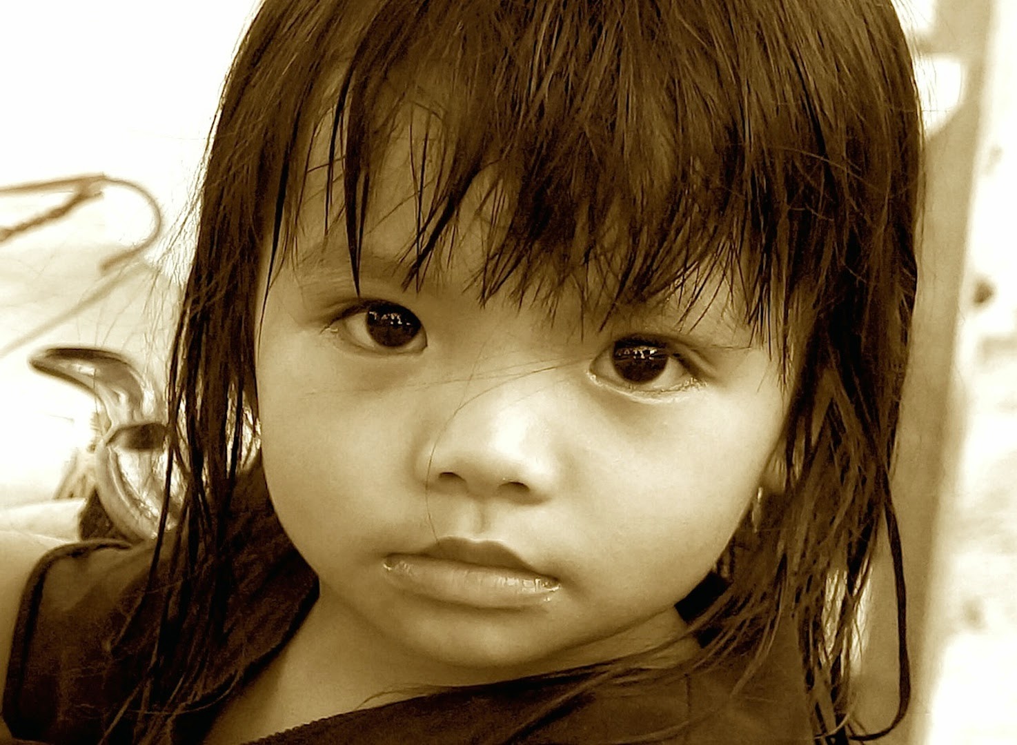 Petite fille en Thailande