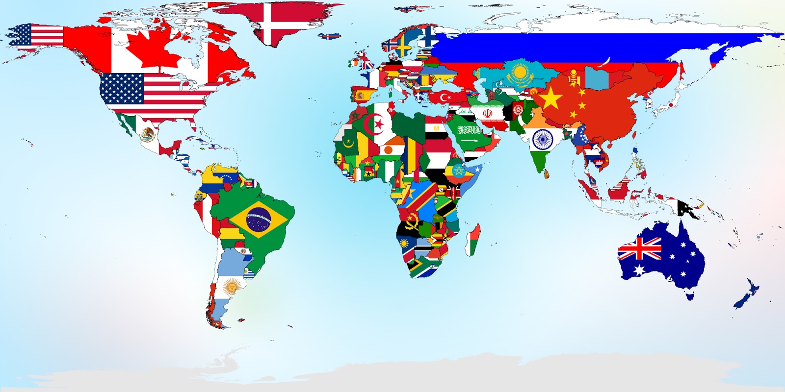 地図・旅行ガイド Flags of the World 地図・旅行ガイド Flags of the World Restr:Flag Map of The World