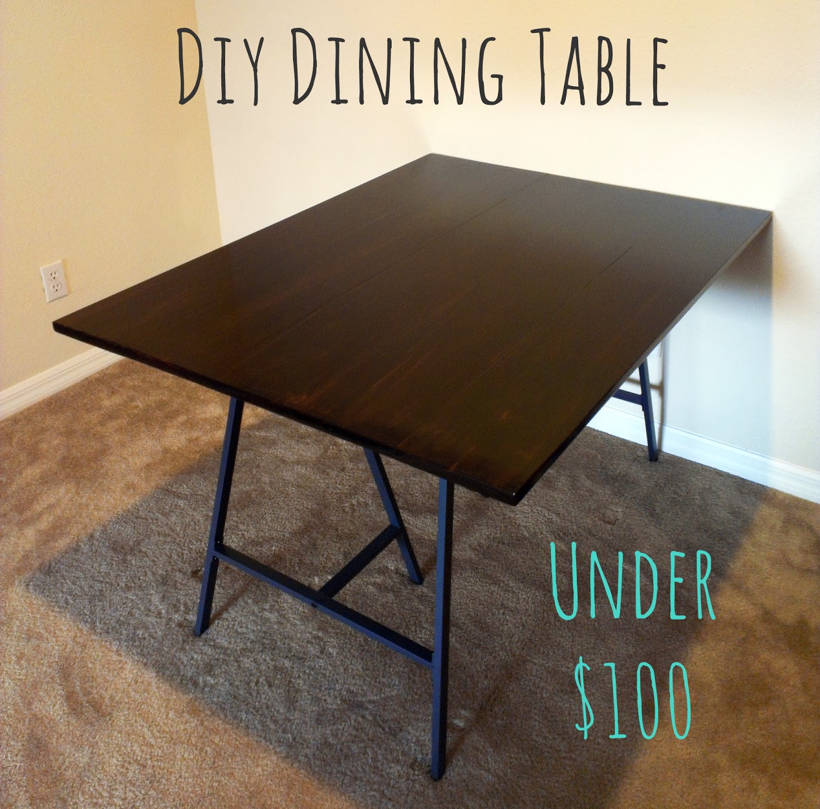 All Painted Pretty DIY DINING ROOM TABLE