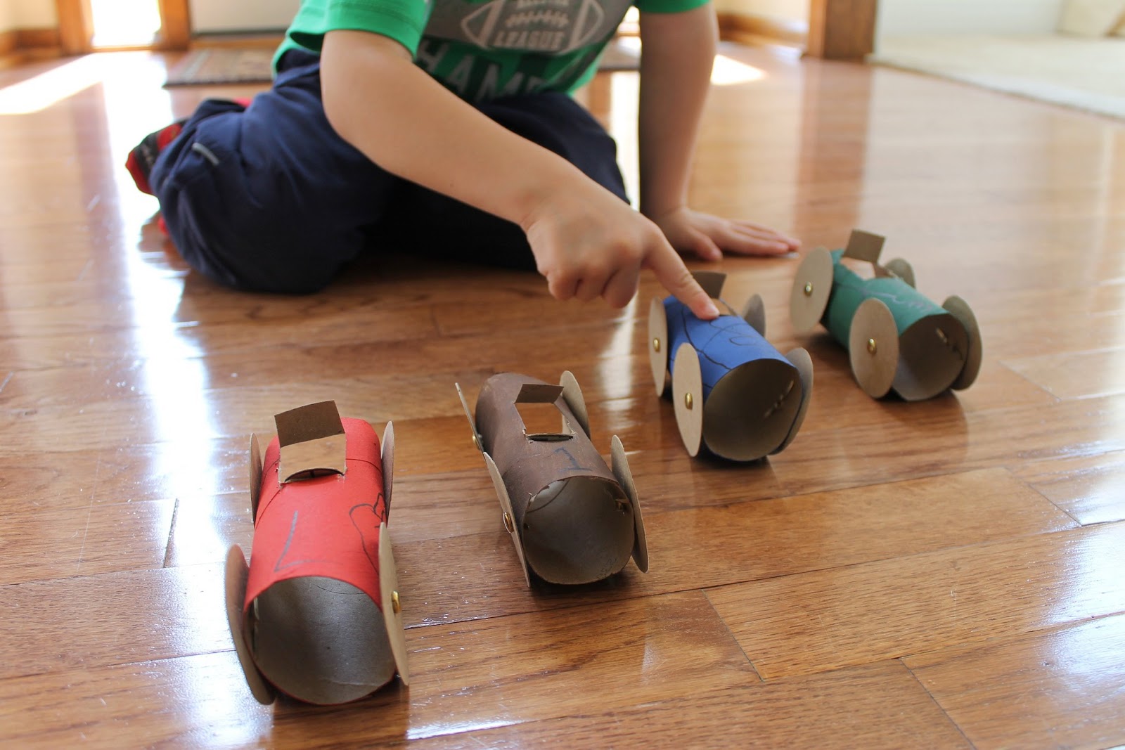 Serving Pink Lemonade Race Cars