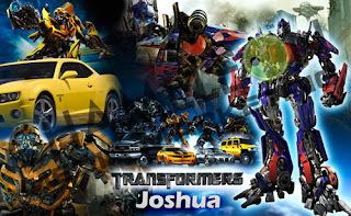 Transformers Birthday Banner and Invitations with child photo