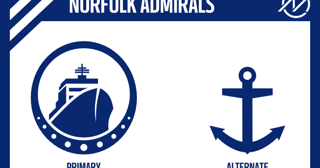 Norfolk Admirals Logo and symbol, meaning, history, PNG, brand