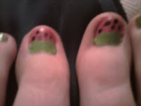 Watermelon toes
