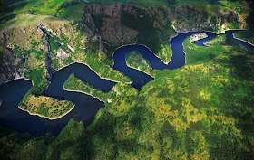 Southwestern Serbia: The canyon of the Uvac River