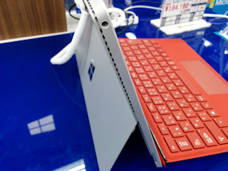 Surface Pro 4の薄さは側面からみるとよくわかる